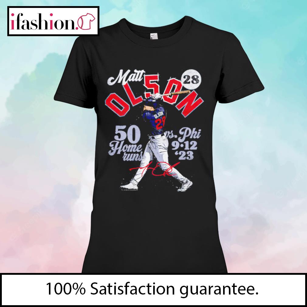 Matt Olson Atlanta 50 Homers Baseball Shirt - Reallgraphics