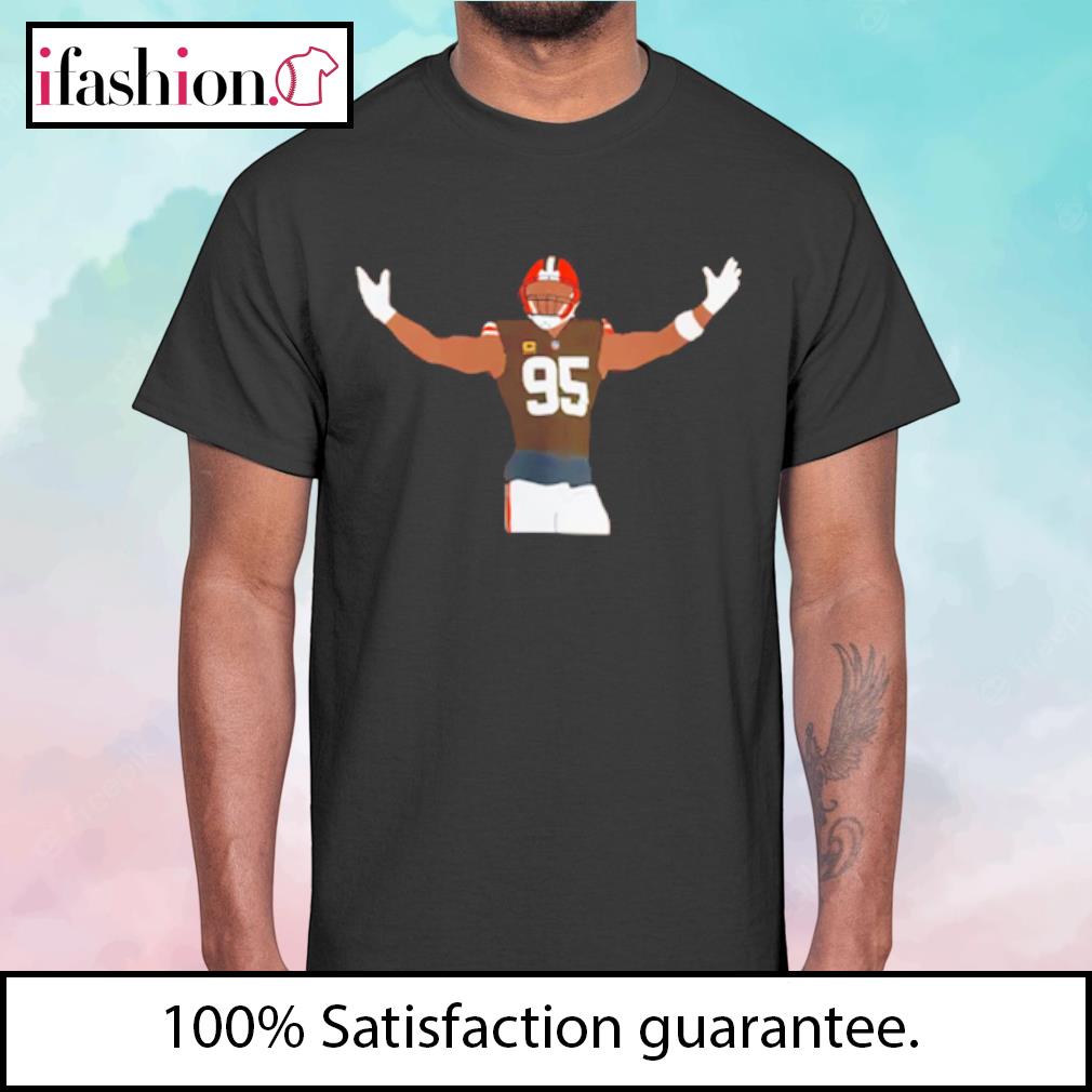 Cleveland Browns Player Caricature Shirt - High-Quality Printed Brand