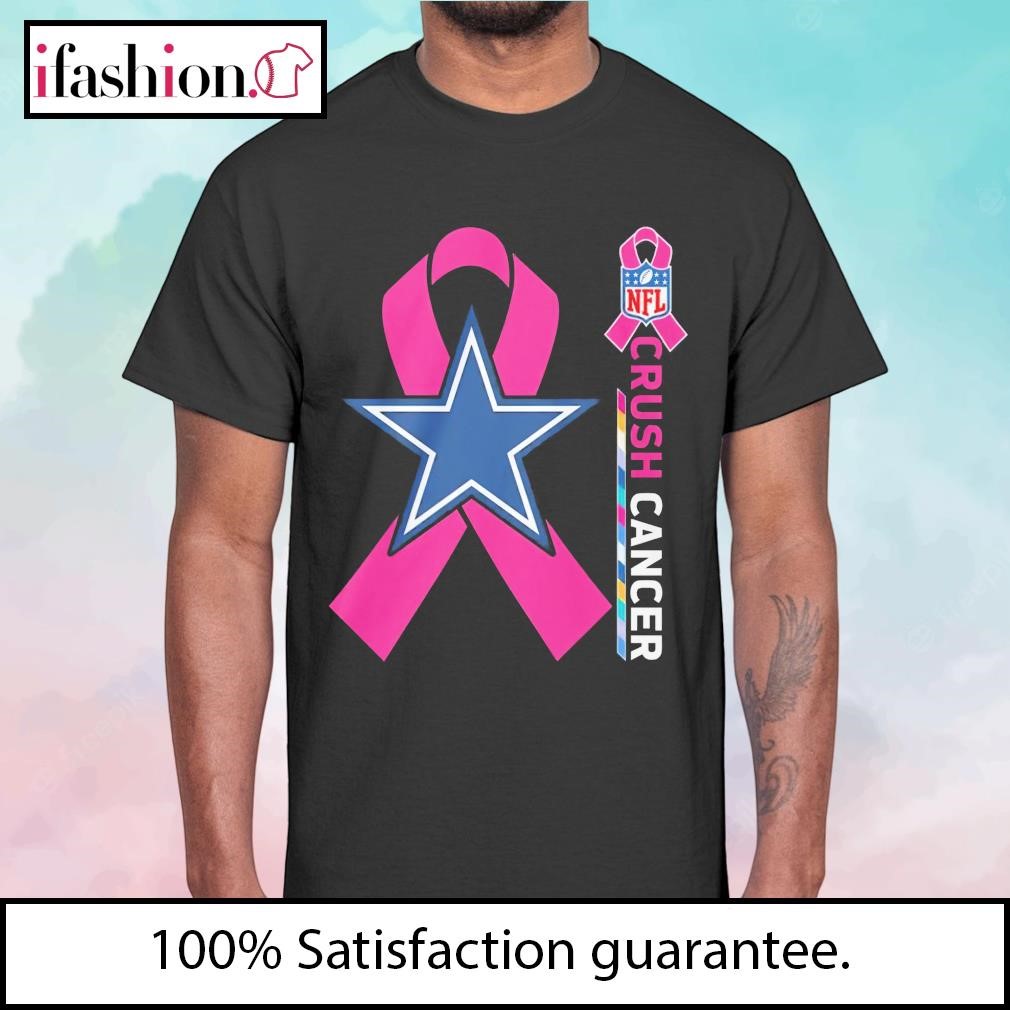 Crush Cancer Dallas Cowboys NFL Shirt Cancer Support Women Men Shirt - Best  Seller Shirts Design In Usa