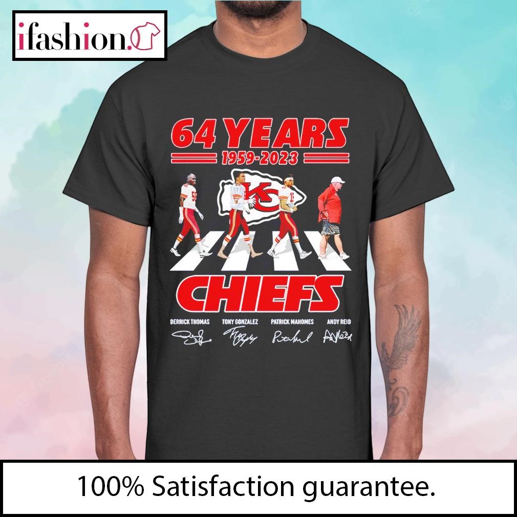 Abbey Road Kansas City Chiefs Beat Detroit Lions 64 Years 1959-2023  Signatures Shirt, hoodie, sweater, long sleeve and tank top